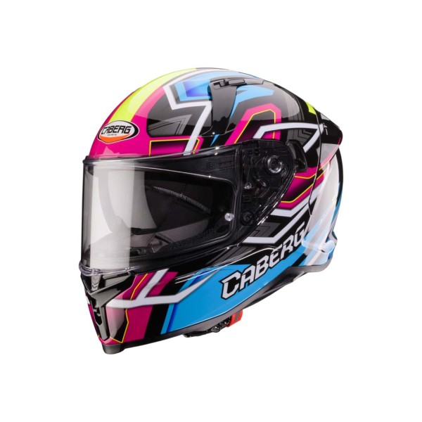 Caberg Caberg avalon x brama black/light blue/yellow fluo/fuchsia x-small helmet